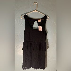 NWT Pins & Needles black lace dress